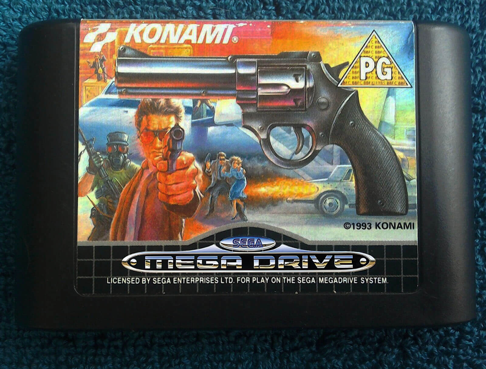 Лицензионный картридж Lethal Enforcers для Sega Mega Drive